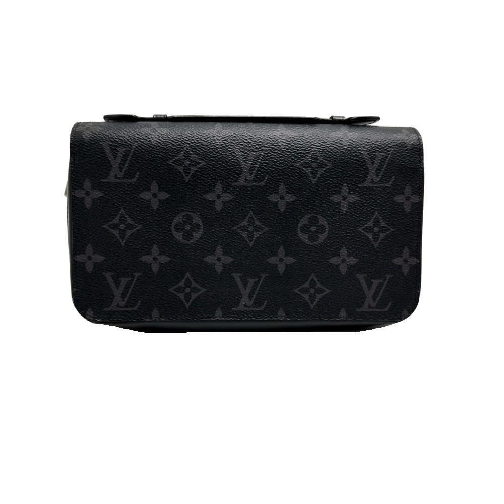 Louis Vuitton Shoulder Bag Monogram Eclipse Black Zippy - Picture 1 of 3